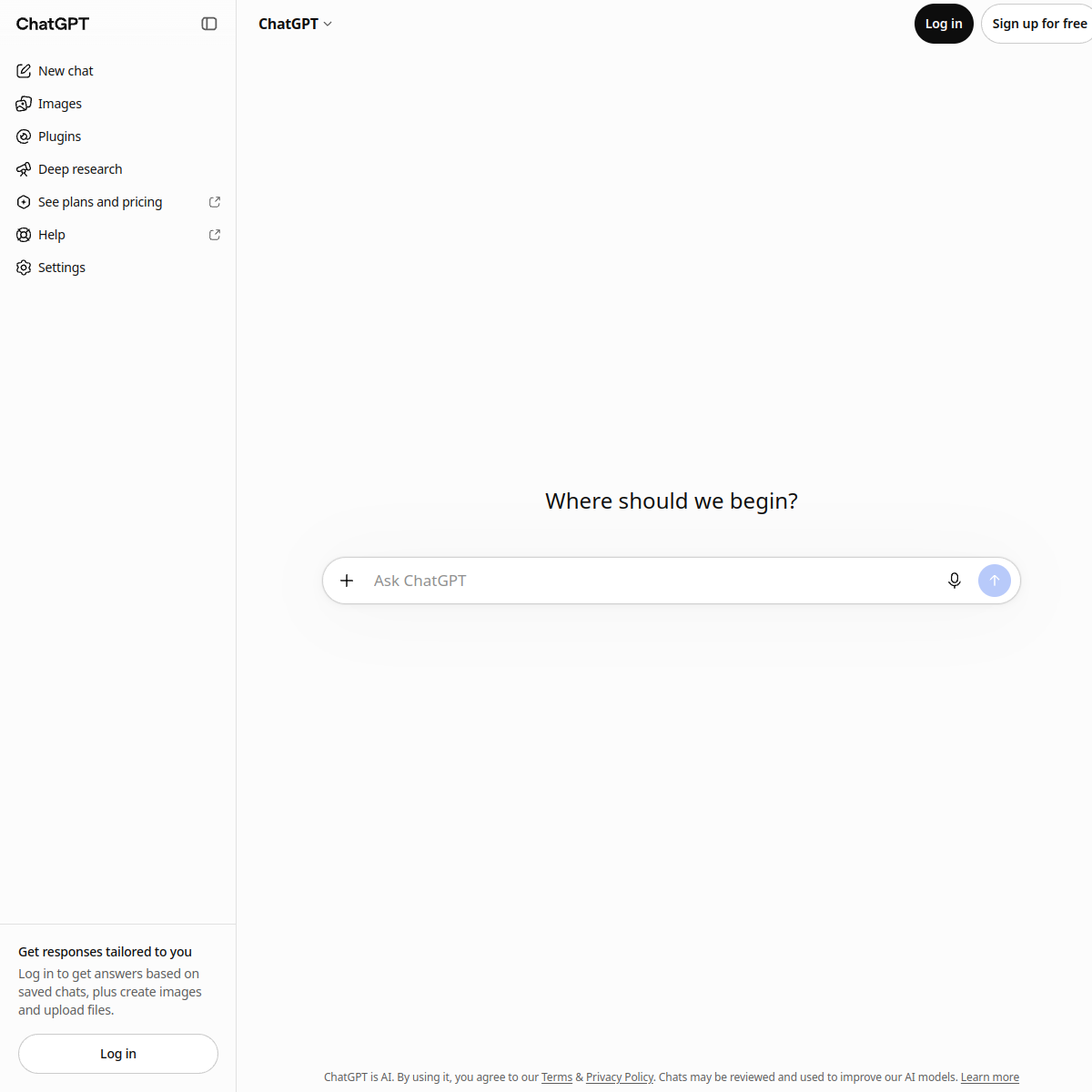 ChatGPT interface powered by GPT-6