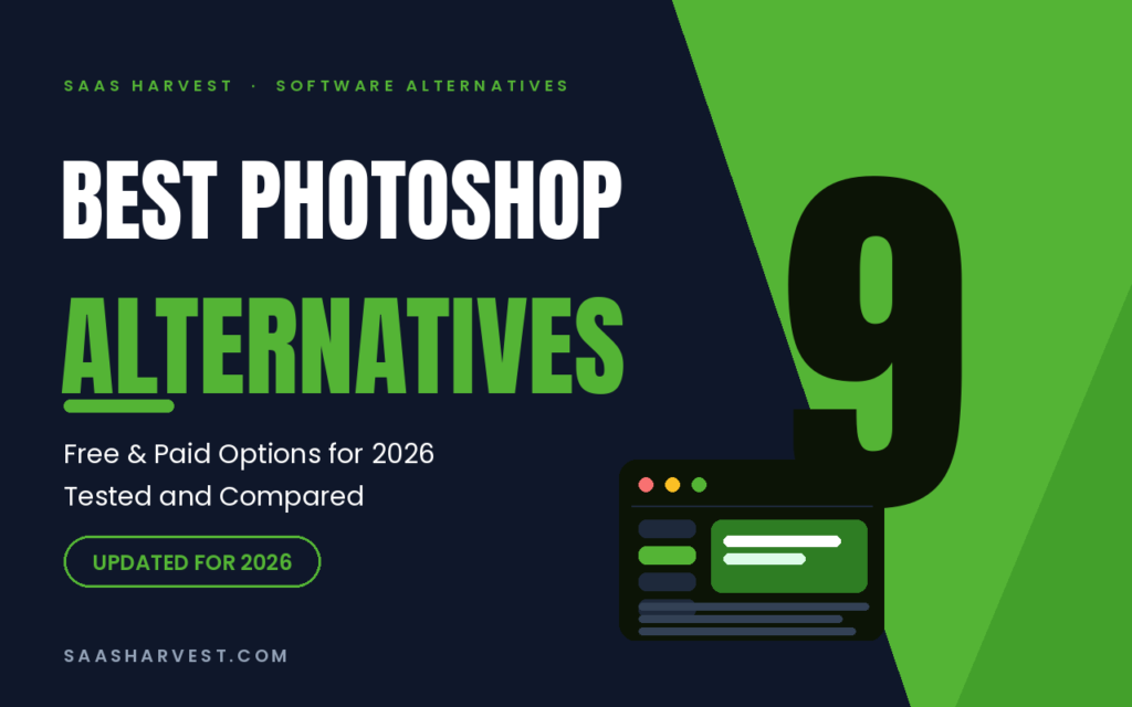 9 best Photoshop alternatives in 2026, free and paid, compared by SaaS Harvest