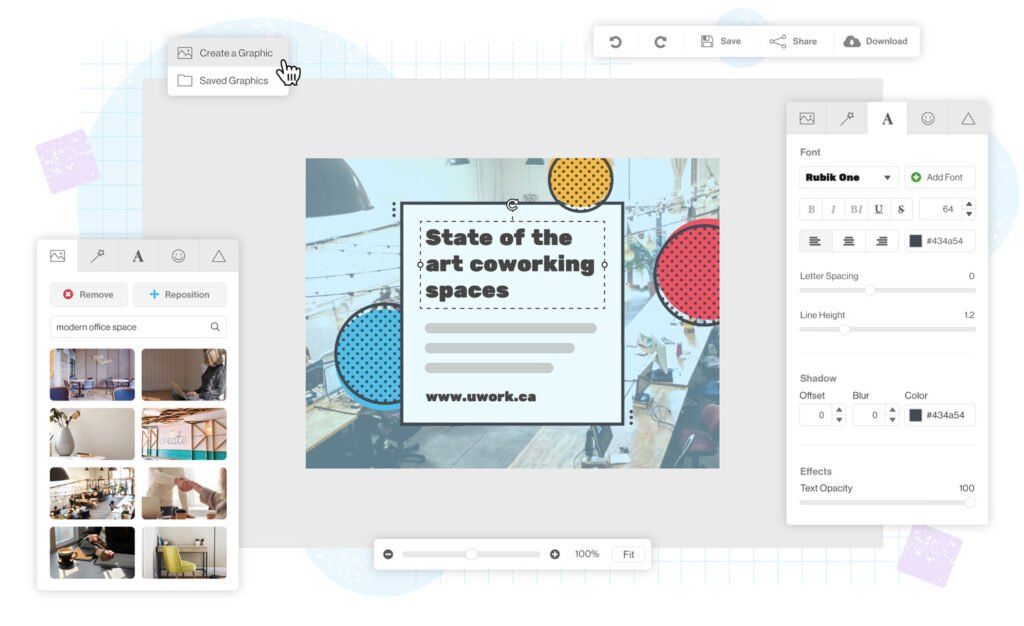 Snappa editor for fast social media graphics, a quick Canva alternative
